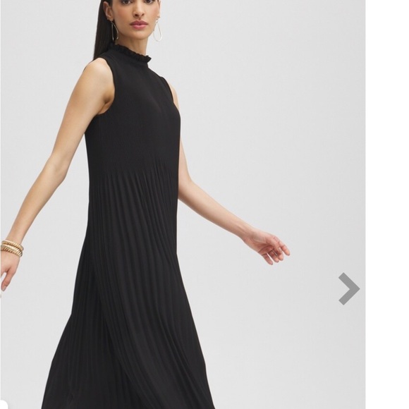 BLACK LABEL CHICOS FLORAL PRINT..PLEAT DRESS Size 14 - Picture 8 of 8